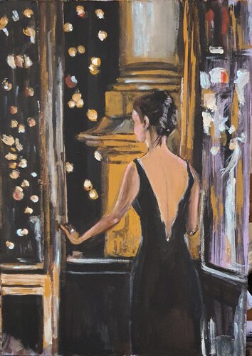 open your window de Monica Catto, Pintura a la venta en Singulart