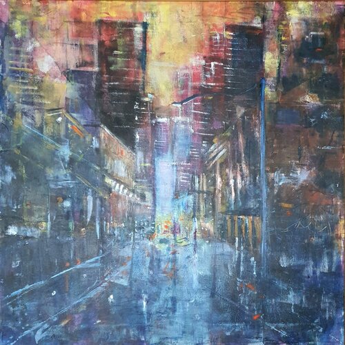 Cityscape von Monica Catto, Malerei kaufen auf Singulart