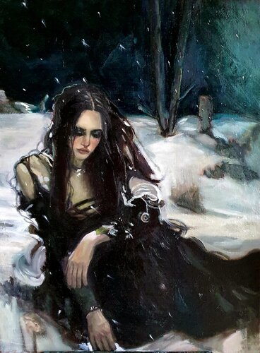 La stagione del silenzio by Monica Catto, Painting for Sale on Singulart