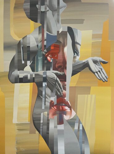 IRGENWAS MIT TANZ by André Ismer, Painting for Sale on Singulart