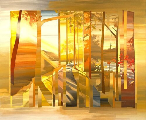 BACK TO POSSENDORF di André Ismer, Pittura in vendita su Singulart