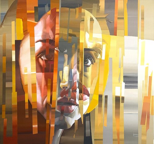 SIEH GENAU HIN par André Ismer, Peinture en vente sur Singulart