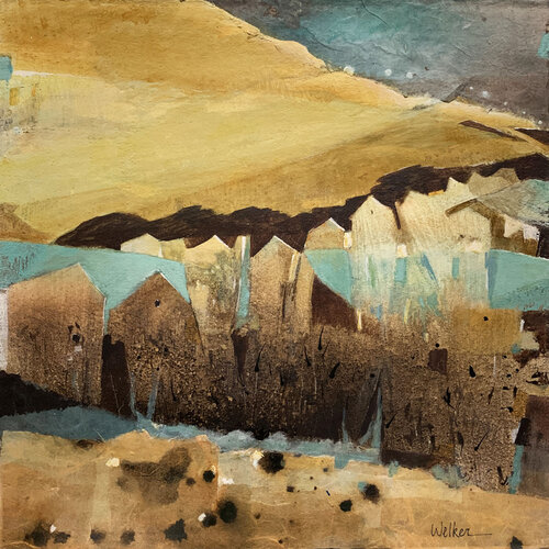 By the Lake by Lynn Welker, Work on Paper for Sale on Singulart