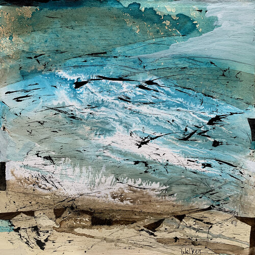 Transparent Shallows par Lynn Welker, Œuvre sur papier en vente sur Singulart