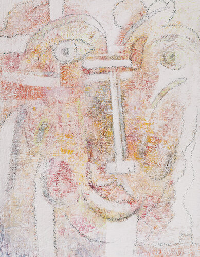 Das Schaf Gottes van Christa Otte-Kreisel, Schilderij te koop op Singulart