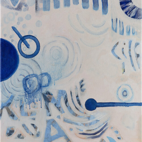 Kartographie der Bewegung van Christa Otte-Kreisel, Schilderij te koop op Singulart