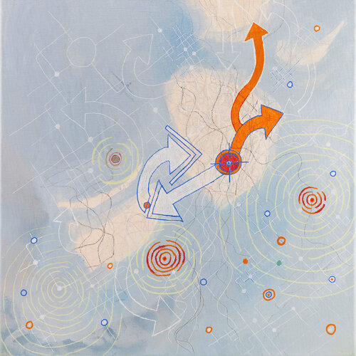 Zwischen Chaos und System van Christa Otte-Kreisel, Schilderij te koop op Singulart