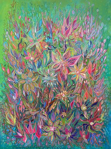 Multicolor von Olga 'ROArtUS' Rokhmanyuk, Malerei kaufen auf Singulart