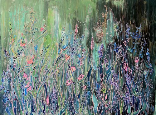 Moonglade di Olga 'ROArtUS' Rokhmanyuk, Pittura in vendita su Singulart