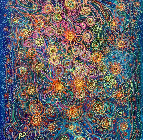 Other Worlds de Olga 'ROArtUS' Rokhmanyuk, Pintura a la venta en Singulart