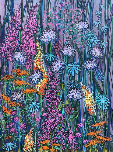 Reserved place di Olga 'ROArtUS' Rokhmanyuk, Pittura in vendita su Singulart
