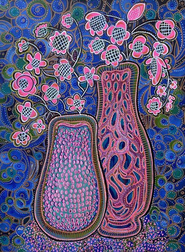 Duet di Olga 'ROArtUS' Rokhmanyuk, Pittura in vendita su Singulart