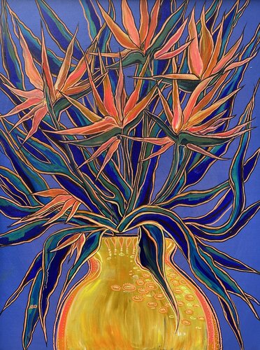 Strelitzia by Olga 'ROArtUS' Rokhmanyuk, Painting for Sale on Singulart