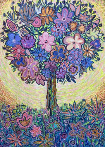 Childhood by Olga 'ROArtUS' Rokhmanyuk, Painting for Sale on Singulart