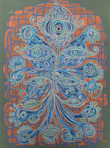 Amulet of Guardian Angel de Olga 'ROArtUS' Rokhmanyuk, Pintura a la venta en Singulart