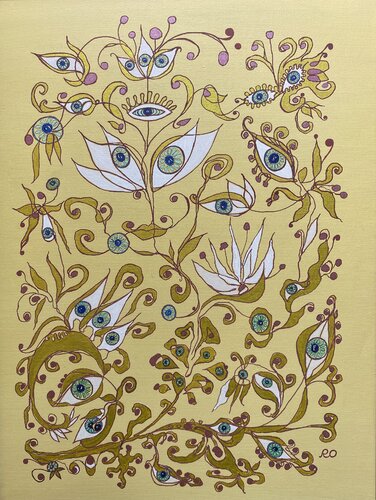 Amulet of Kind Patroness de Olga 'ROArtUS' Rokhmanyuk, Pintura a la venta en Singulart