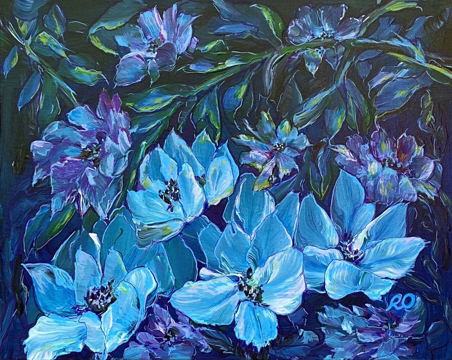 Night flowers Olga 'ROArtUS' Rokhmanyuk