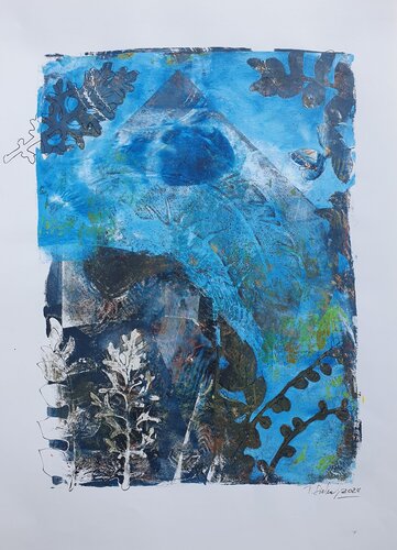 Zarte Verwebung van Tamara Siebert, Werk op papier te koop op Singulart