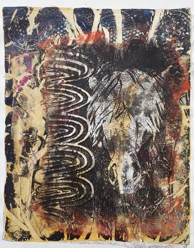 Brauner Blick by Tamara Siebert, Work on Paper for Sale on Singulart