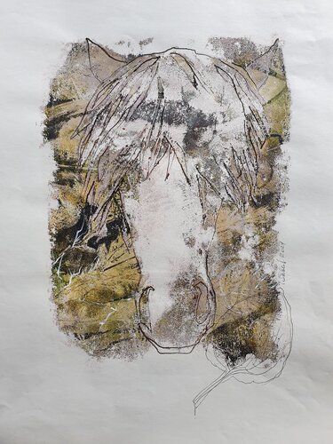 Eine verblasste Erinnerung par Tamara Siebert, Œuvre sur papier en vente sur Singulart