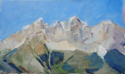 "Wilde Kaiser" Etüde van Tamara Siebert, Schilderij te koop op Singulart