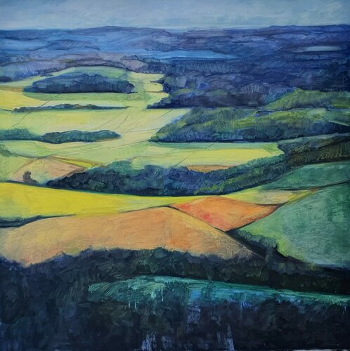 Hohenlohe Ebene van Tamara Siebert, Schilderij te koop op Singulart