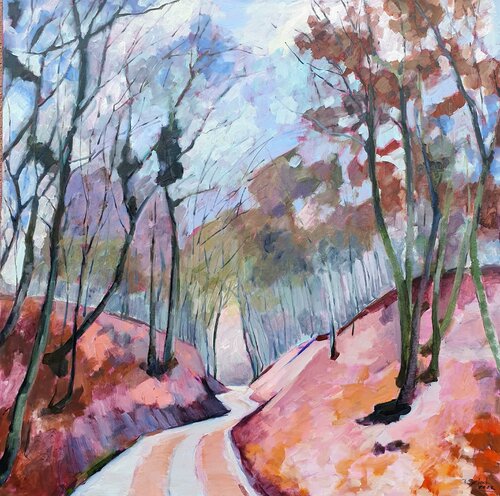 Pfad ins Licht van Tamara Siebert, Schilderij te koop op Singulart