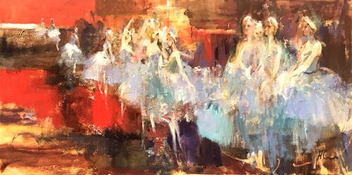 Ballett par Natalia Simonenko, Peinture en vente sur Singulart