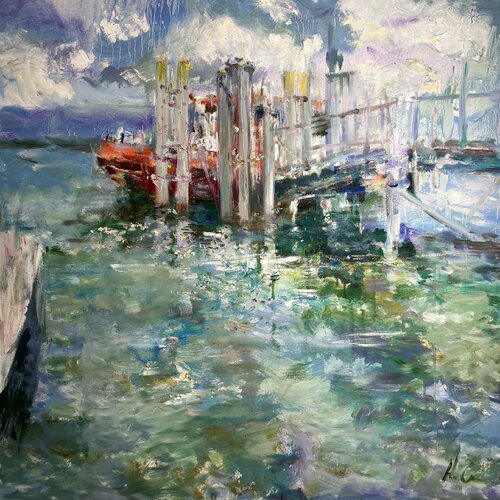 Iznang Steeg par Natalia Simonenko, Peinture en vente sur Singulart