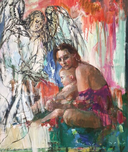 Unterstützung by Natalia Simonenko, 絵画 for Sale on Singulart
