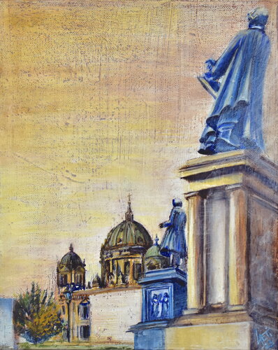 Urban Planner- history Berlin von Laetitia Hildebrand, Malerei kaufen auf Singulart