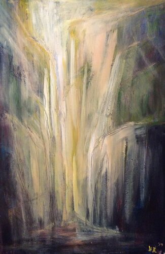Waterfall of Light par Hella Ridder, Peinture en vente sur Singulart