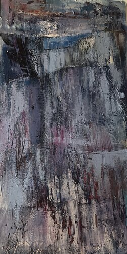 In Search of Grail Castle par Hella Ridder, Peinture en vente sur Singulart