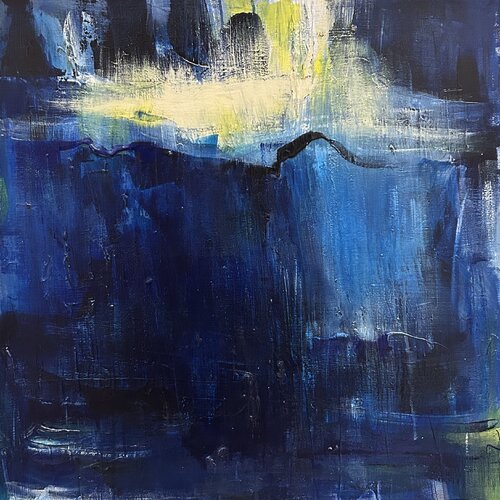 Light on a dark Horizon II van Hella Ridder, Schilderij te koop op Singulart