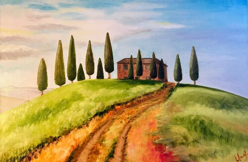 TUSCANY  | oil painting on canvas | original par SVETLANA SHAVRINA, Peinture en vente sur Singulart