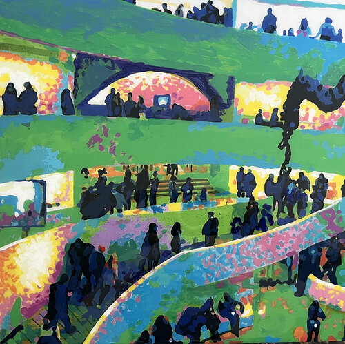 GUGGENHEIM MUSEUM di JAEKUN CHUNG, Pittura in vendita su Singulart