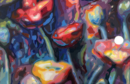 FLOWER GARDEN van JAEKUN CHUNG, Schilderij te koop op Singulart