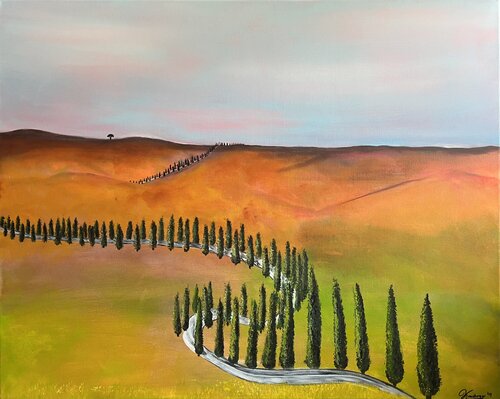 Toscana von Kathrin Kreuzberger, Malerei kaufen auf Singulart