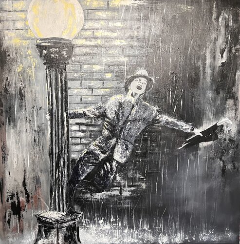 Singin‘ in the Rain von Kathrin Kreuzberger, Malerei kaufen auf Singulart