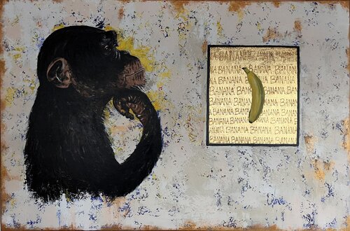 BANANA von Kathrin Kreuzberger, Malerei kaufen auf Singulart