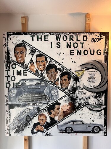 Hommage an das James-Bond-Universum von Kathrin Kreuzberger, Malerei kaufen auf Singulart