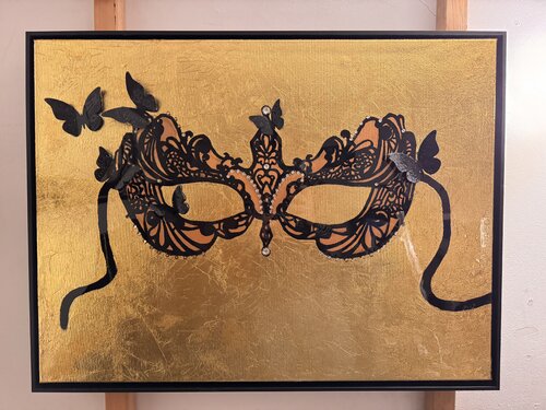 Maskenball van Kathrin Kreuzberger, Schilderij te koop op Singulart