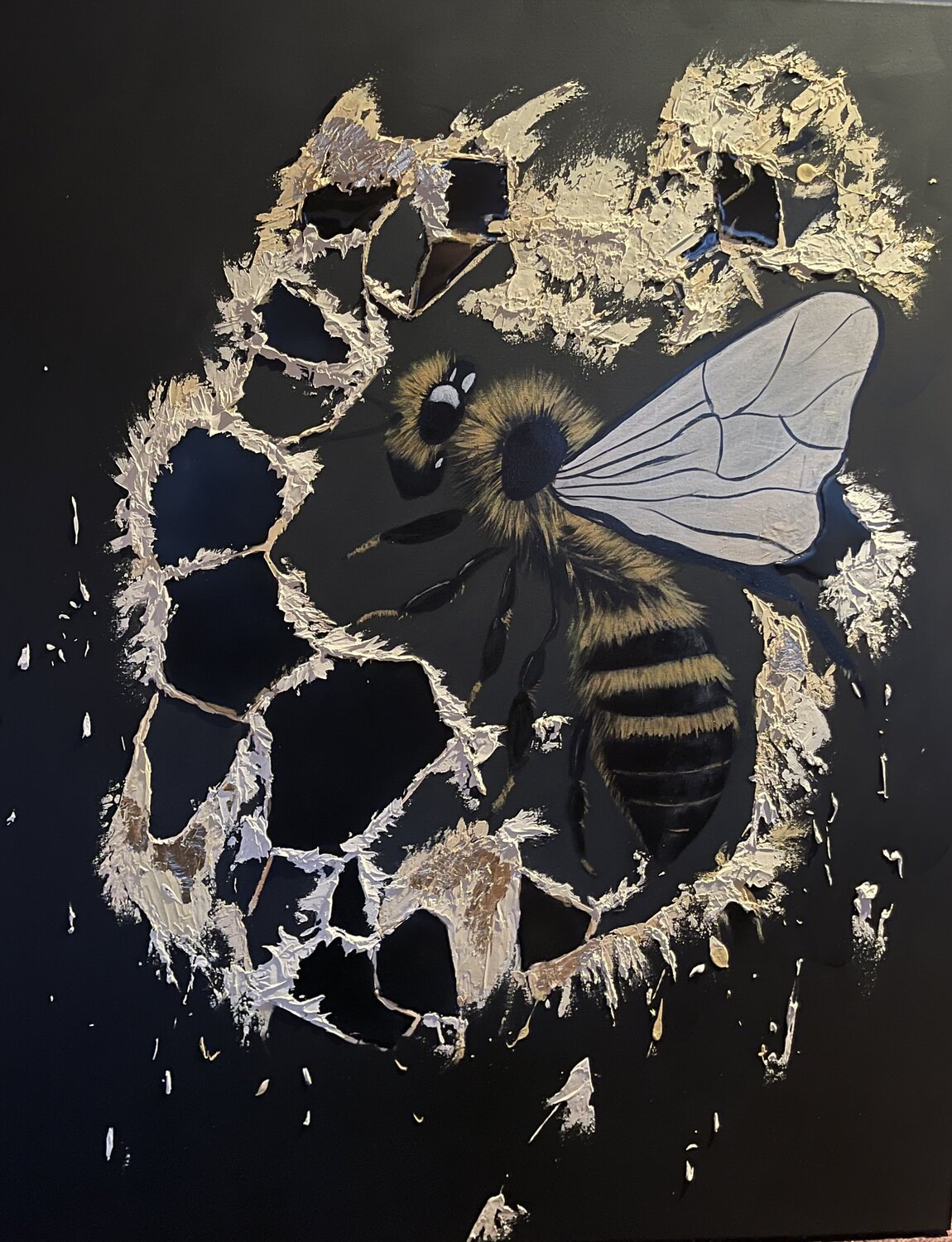 BEE Kathrin Kreuzberger Originalgemälde zu verkaufen