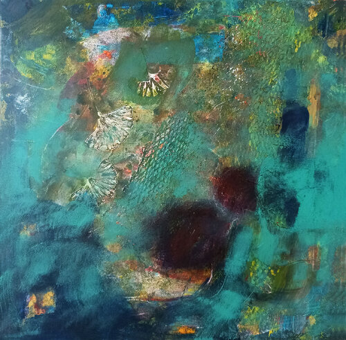 Unterwasser di Martina Kaiser, Pittura in vendita su Singulart