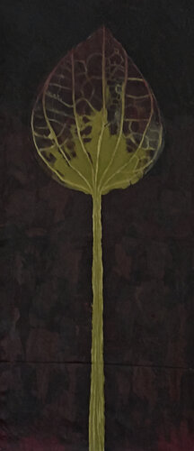 Blatt by Martina Kaiser, 油畫 for Sale on Singulart