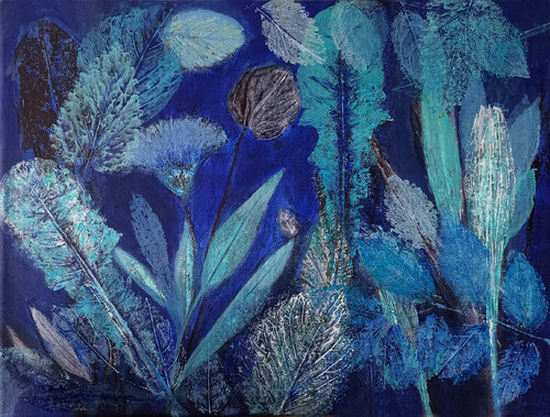 Ultramariner Traum di Martina Kaiser, Pittura in vendita su Singulart