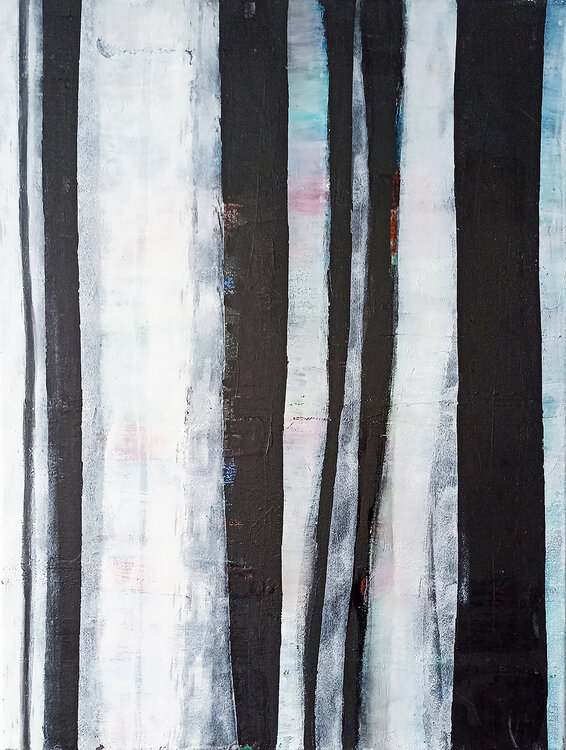 Landschaft mit Birken, 2- teilig Martina Kaiser