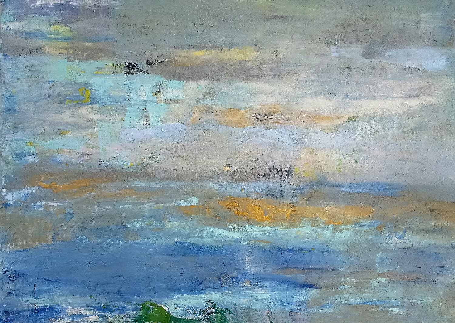 Landschaft. Blau. Martina Kaiser