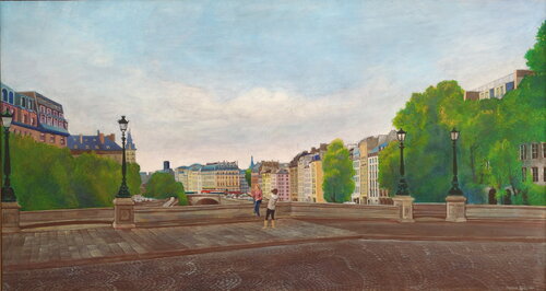 Pont Neuf von Christoph Fischer, Malerei kaufen auf Singulart