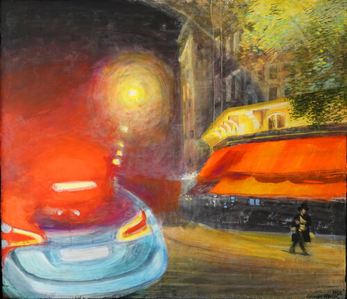 Cafe de la paix von Christoph Fischer, Malerei kaufen auf Singulart